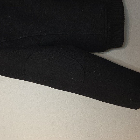 THE NORTH FACE @ WOOL DUFFLE PARKA HOODED BOMBER ZIP BLACK S - Picture 7 of 12